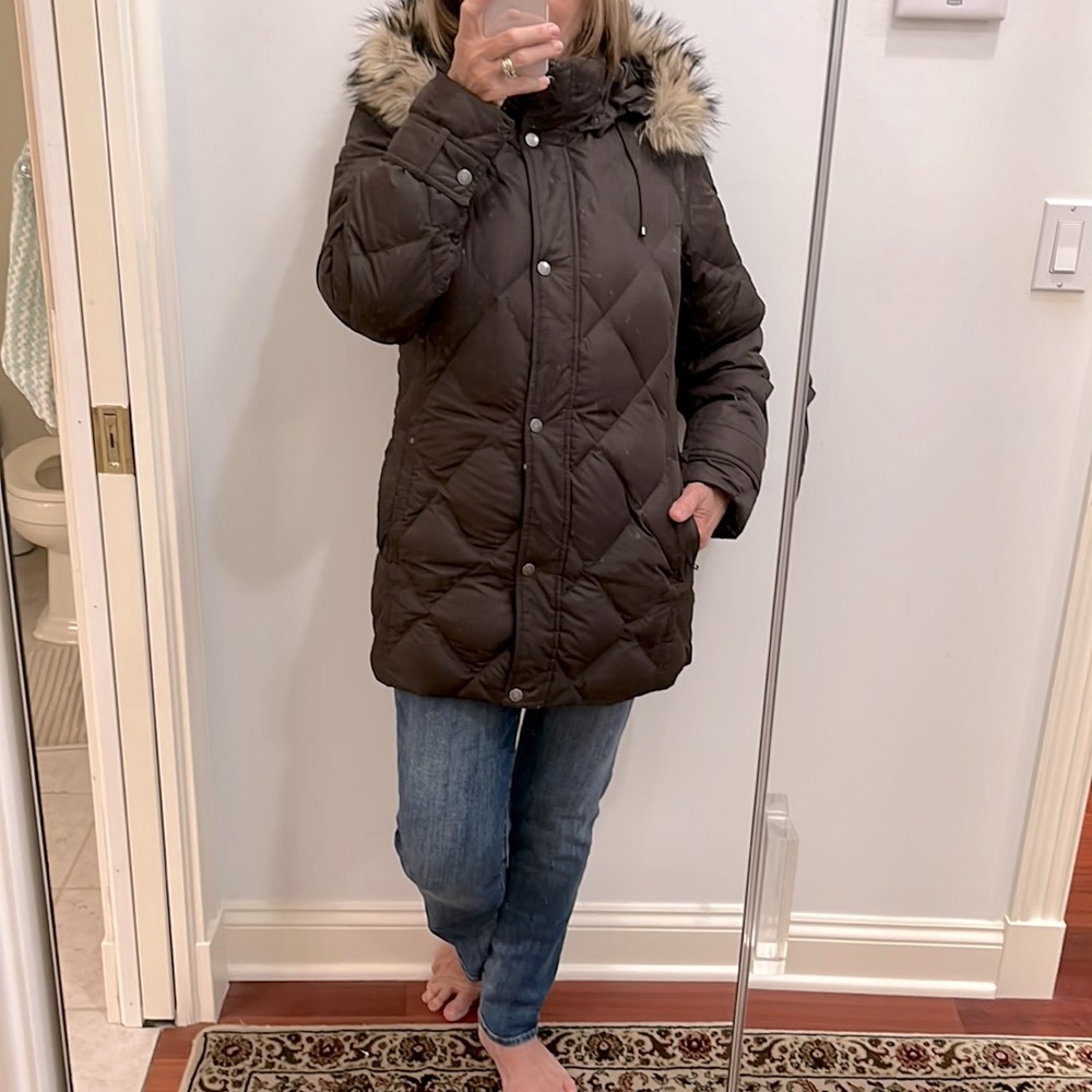 LANDS’ END Winter Jacket. Size S (6-8) Great Preowned Condition